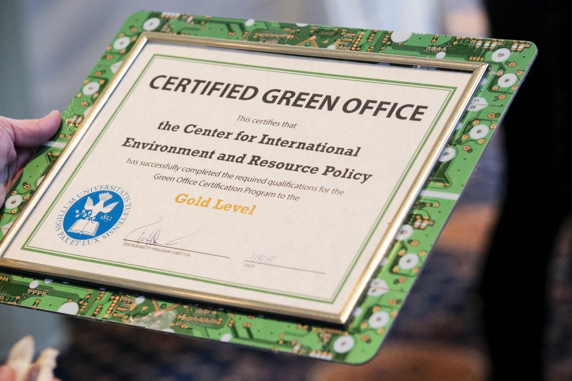 Green Office Certification Program Office of Sustainability