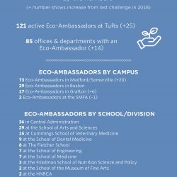 Eco-Ambassadors by the numbers poster