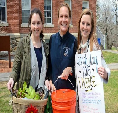 Members of the Grafton Green Team celebrate Earth Day 2015