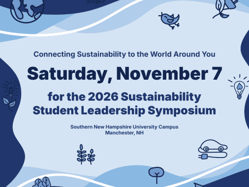 Sustainability Student Leadership Symposium flyer