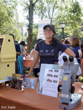 Person Tabling for Tufts Pollinator Initiative