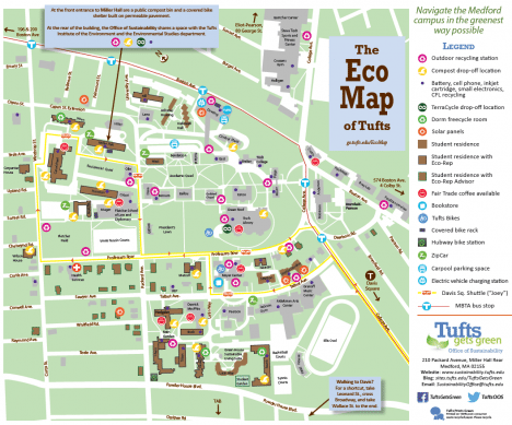 Boston Campus Map Tufts University Induced Info