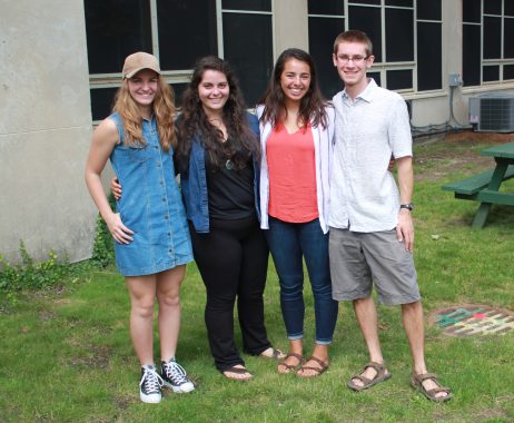 Summer interns at the Office of Sustainability